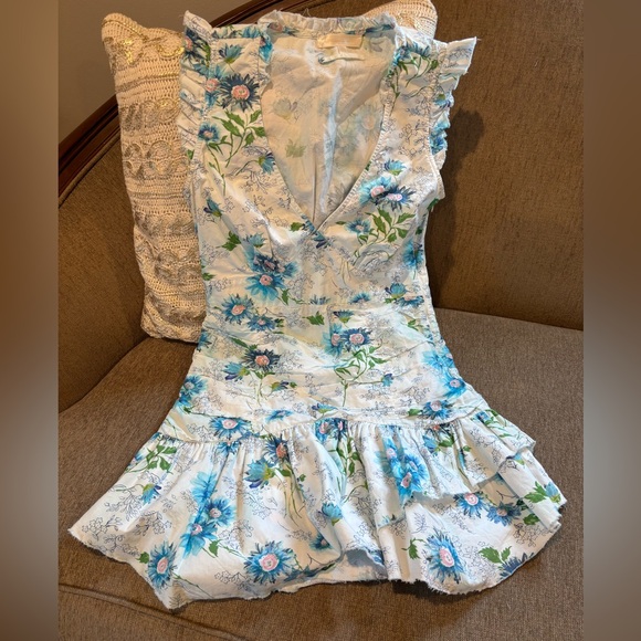 Loveshackfancy blue floral dress - Picture 6 of 11